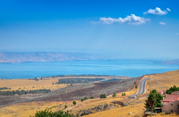 The Lake Tiberias is Drying Up in Northern Israel