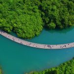 Scenic route pictured in Shiziguan Hubei