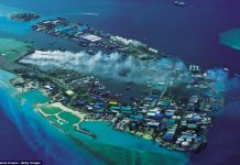 Thilafushi – A Garbage Island of Maldives Somewhere 25 years ago, Thilafushi was a pristine lagoon called “Thilafalhu”. However in 1991 a decision was taken to reclaim the lagoon as a landfill to address the ongoing problems of waste disposal generated by tourism industry.