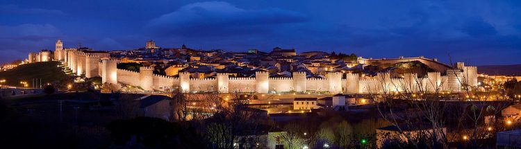 . The Walls of Avila is about 2,500-meter long and almost completely intact.