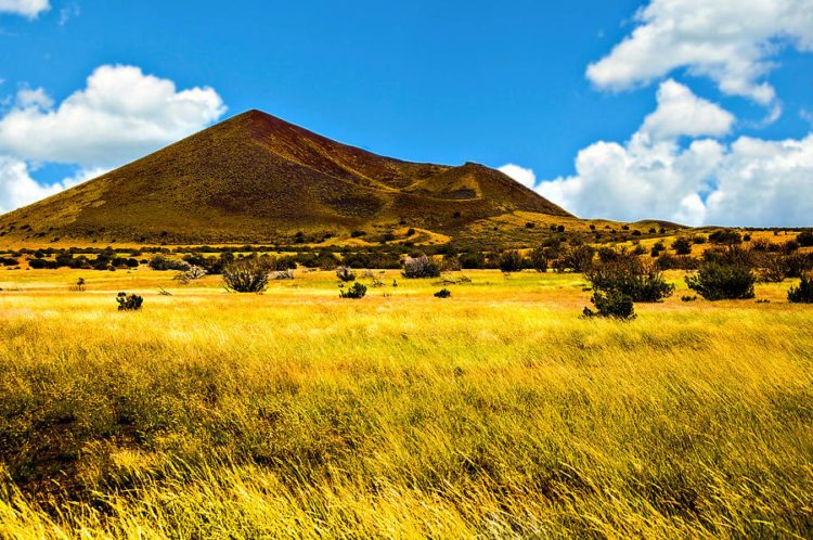 Strawberry Crater is a cinder cone volcano, more then 1,000 feet high, in the San Francisco volcanic field