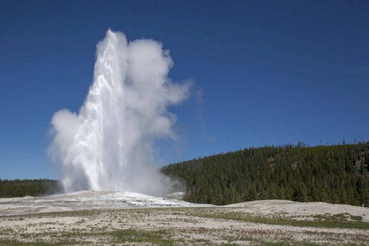The old Faithful reliability can be attributed to the fact that is not connected to any other thermal features of Upper Geyser Basin. 