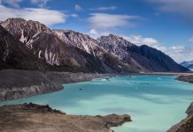 Tasman Glacier Terminal Lake is a Fascinating Glacial Encounter Tasman Lake is a proglacial lake created by the current retreat of the Tasman Glacier in New Zealand’s South Island.