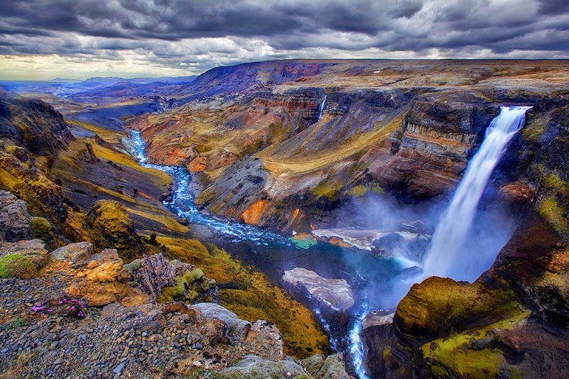 Haifoss Waterfall – Second Highest Waterfall in Iceland