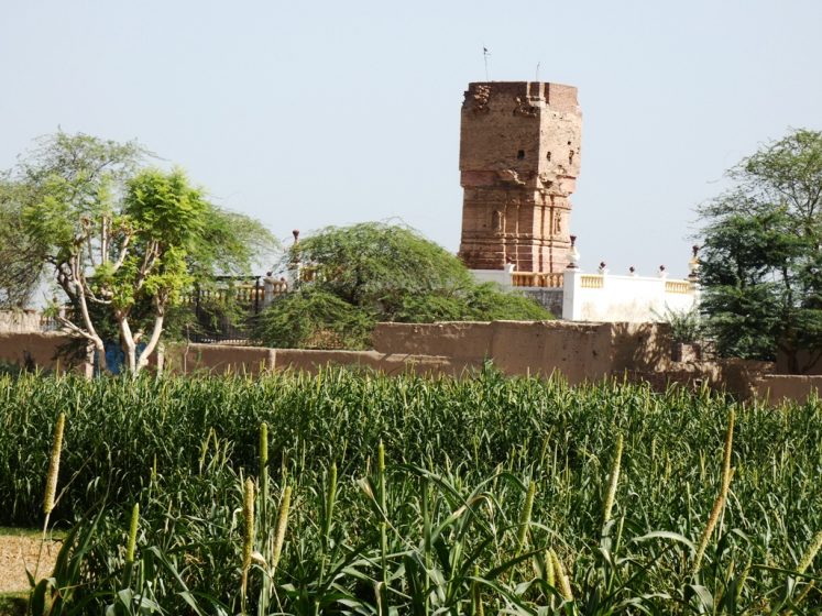 The local government even though officially declared heritage site. The unplanned housing is creeping up in the surrounding area and the construction industry is for reti-bajri or sand around the ruins. 