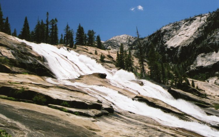 Moreover during the high-water season (in early summer), columns or waterwheels, of water can rise 15 to 20 feet high.