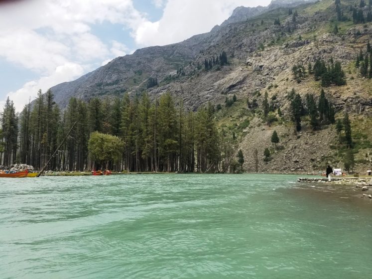 Brown and rainbow trout fish is commonly found in the lake. The emerald green color water is divided into a series of small and large streams. 