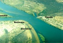 African Quadripoint – Only Place on the Earth, Where Four Distinct Territories’ are Touched African Quadripoint is only one place on the earth where the corners of four countries come together Zambia, Zimbabwe, Botswana, and Namibia