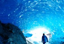 Mendenhall Ice Cave – Juneau, Alaska The Widespread Mendenhall Ice Cave is one of the most amazing natural phenomenon’s that can be found in Alaska, United States.