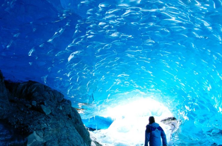 The Widespread Mendenhall Ice Cave is one of the most amazing natural phenomenon’s that can be found in Alaska, United States.