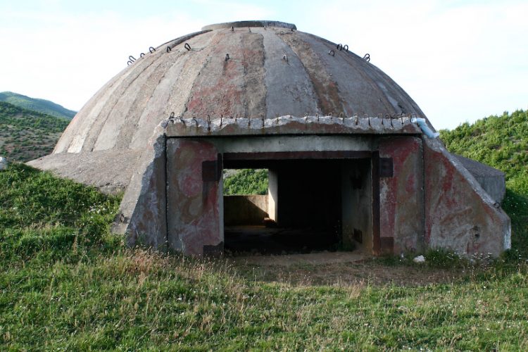 Concrete Bunkers in Albania