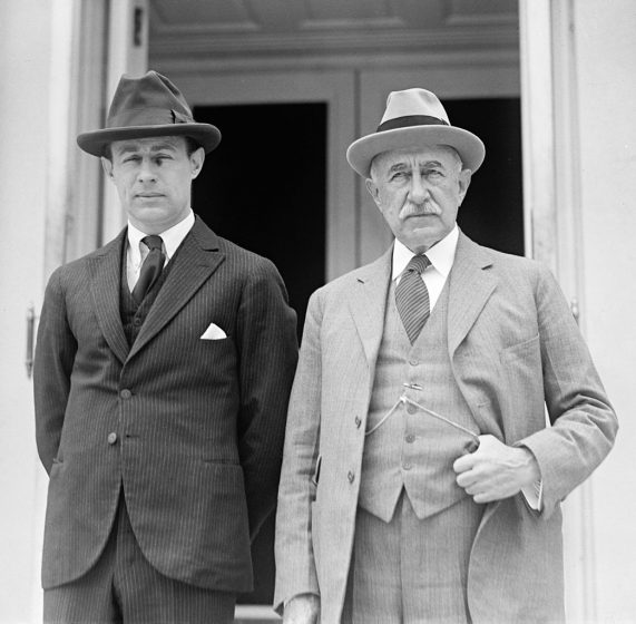 John Hays Hammond Jr. and Sr., 1922