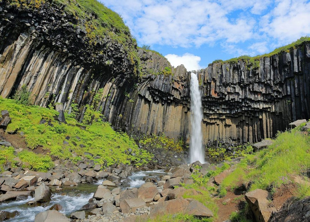 Black Falls - Breathtaking Svartifoss Waterfall in Iceland