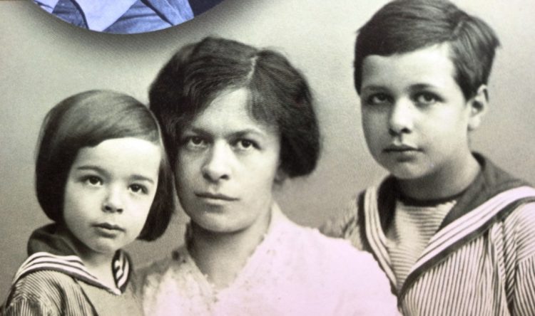 College sweetheart Einstein's first wife was Mileva Maric, a young Serbian mathematician. She is pictured here in 1914 with their sons Eduard (left) and Hans Albert.