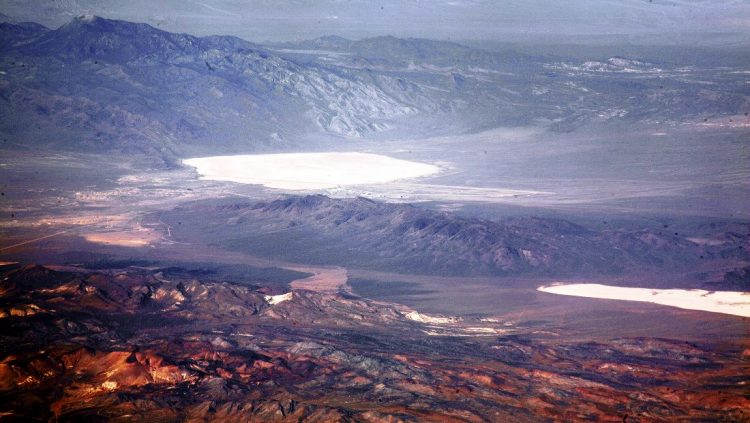 Groom Lake is a dry Salt Lake in Nevada. It is used for runways of Nellis Bombing Range Test Site Airport Part of Area 51 USAF installation.