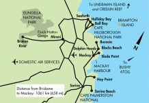 Mackay – Birdwatching Location in Brisbane Just a one and a half hour flight from Brisbane, Mackay is the perfect escape for a mini-break, with its mild climate, picture perfect scenery and many attractions for all ages.