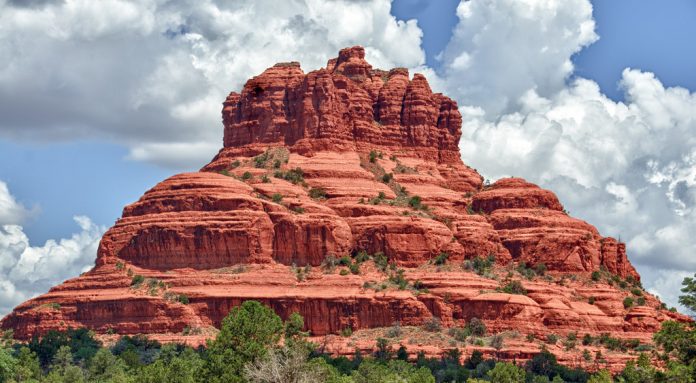 Bell Rock Sedona is a great spot for both hiking and photography. It's located off of Route 179 between Sedona, Arizona to Oak Creek Town Center 