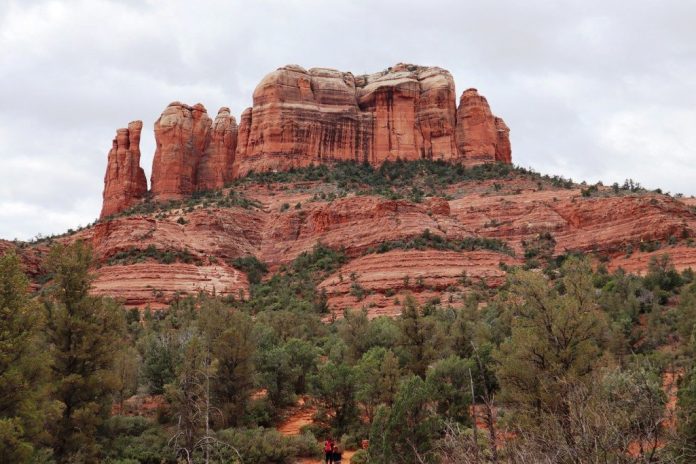Cathedral Rock – One of The Best Places to See in Sedona Arizona - Ripple marks can be seen along the lower trail and black basalt may appear in first saddle area of this hike/trail. 