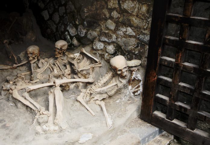 Their skeletons are still huddled together, some even carrying keys, symptomatic of they hoped to shortly go home.