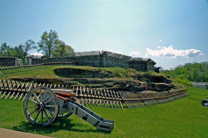 The British garrison was built-in 1758 during the French and Indian War (1754–1763) and is located along Loyalhanna Creek, about 45 miles west of Fort Bedford, Pennsylvania.