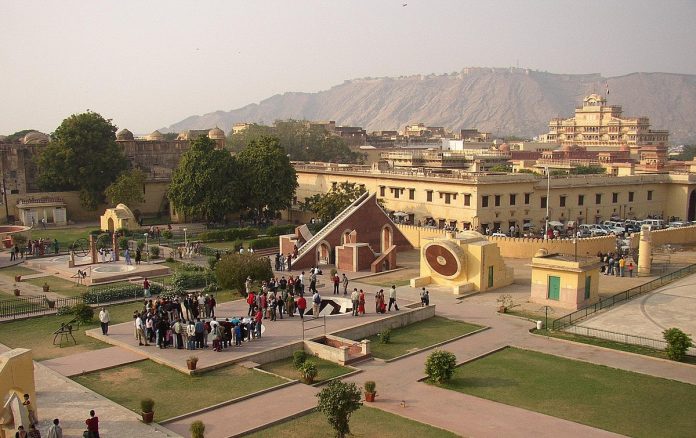 Jai Singh made sure his capital was equipped with a royal observatory called the Jantar Mantar.