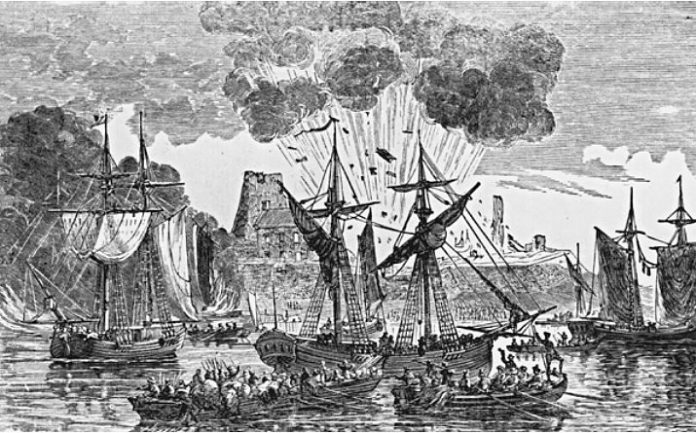 In 1756, French major general Louis-Joseph, Marquis de Montcalm, attacked from Fort Frontenac with 3,000 men and completely pillaged all of Oswego’s fortifications.