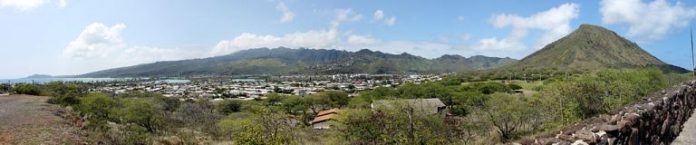 Panoramic view of Hawai'i Kai and Koko Crater