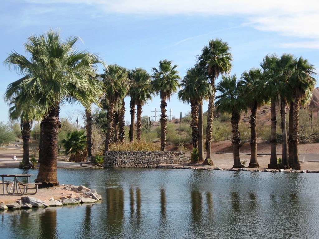 Papago Park has situated 10 km (six miles) east of downtown Phoenix.