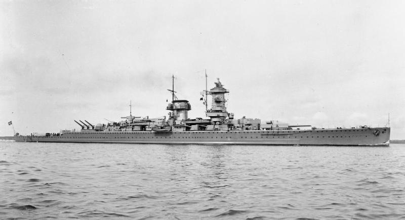 The German heavy cruiser ADMIRAL GRAF SPEE.