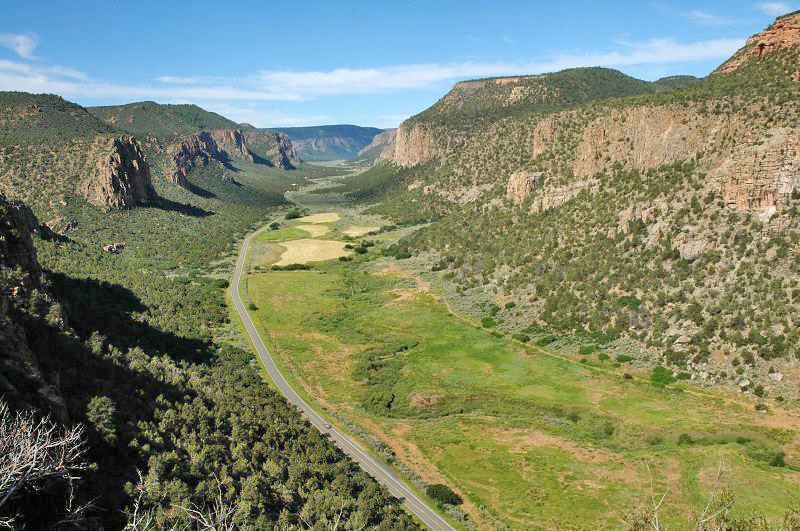 Because the two creeks occupying the canyon are too small to have excavated such a massive pathway, geologists speculate that the canyon was dug by either river.