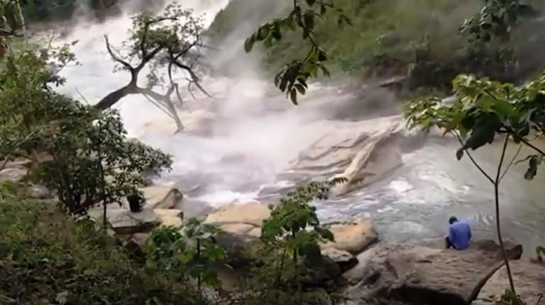 The boiling river is known as the Shanay Timpishka by the indigenous people of the deep Amazonian forest.