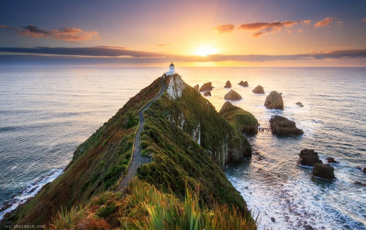 Nugget Point Lighthouse - There had been significant concern about Nugget Point, especially for small vessels trading near the Clutha River.