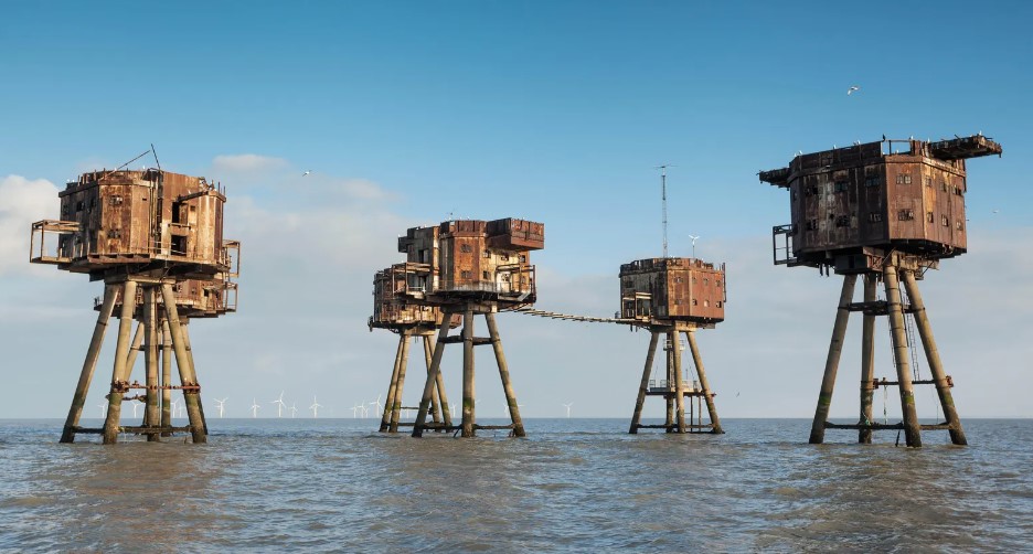 A number of sea forts were built off the English coast to deter and report German air raids (Credit: Miroslav Valasek/Alamy)