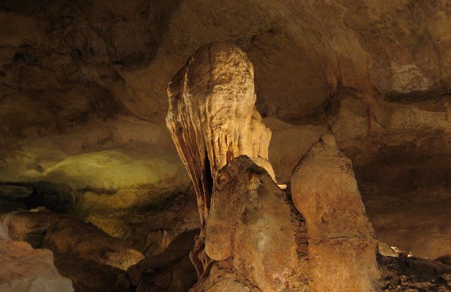 Għar Dalam, meaning "Cave of Dalam" (named after a 15th-century family), is a 144-meter-long phreatic tube and cave.
