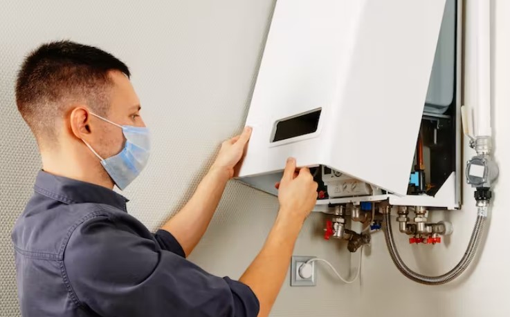 Gas boiler replacement and installation involve the removal of an old or inefficient gas boiler and the installation of a new, more efficient model.