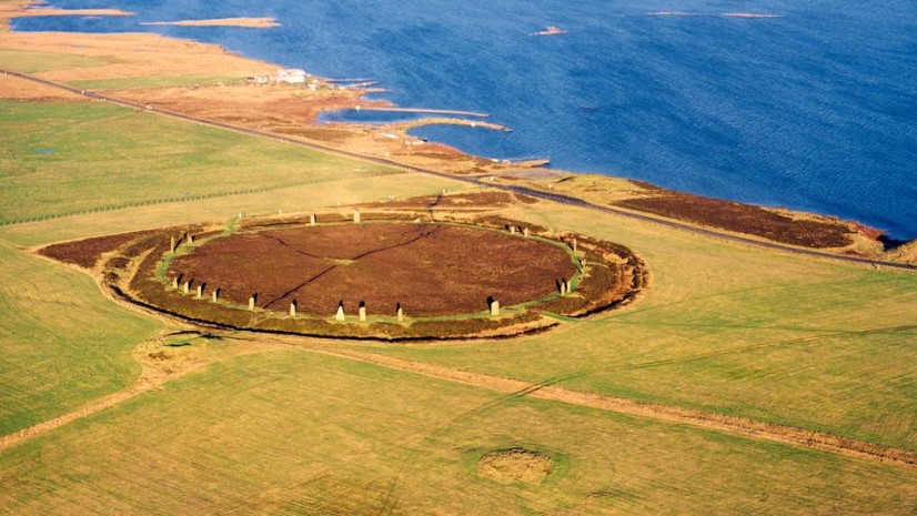 The ring of Brodgar is an impressive prehistoric monument in Britain and is an example of our ancestors' ingenuity.