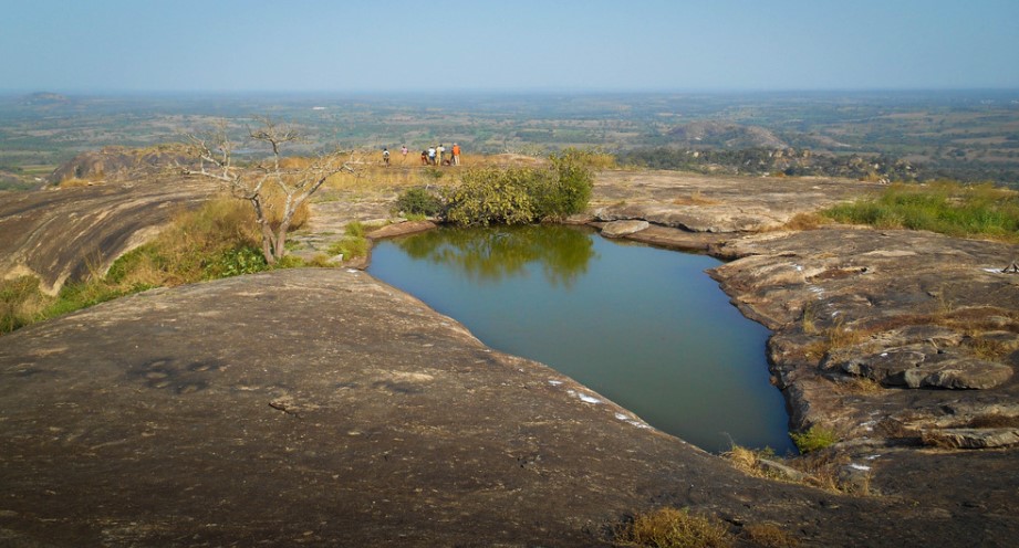 Ado-Awaye is an ancient town in the state of Oyo in Nigeria. One of only two suspended lakes in the world, Iyake, is situated on a hill (Oke Ado).