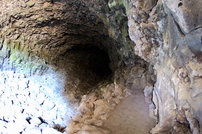In the northeastern part of California, there is a fascinating natural attraction called Skull Cave Lava Beds, which is a fascinating geological phenomenon.