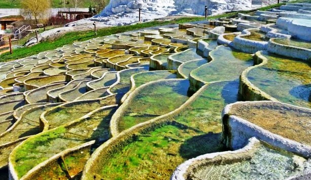 Hungary's terraced pools are one of the most evocative wonders less than 133 km from Budapest.