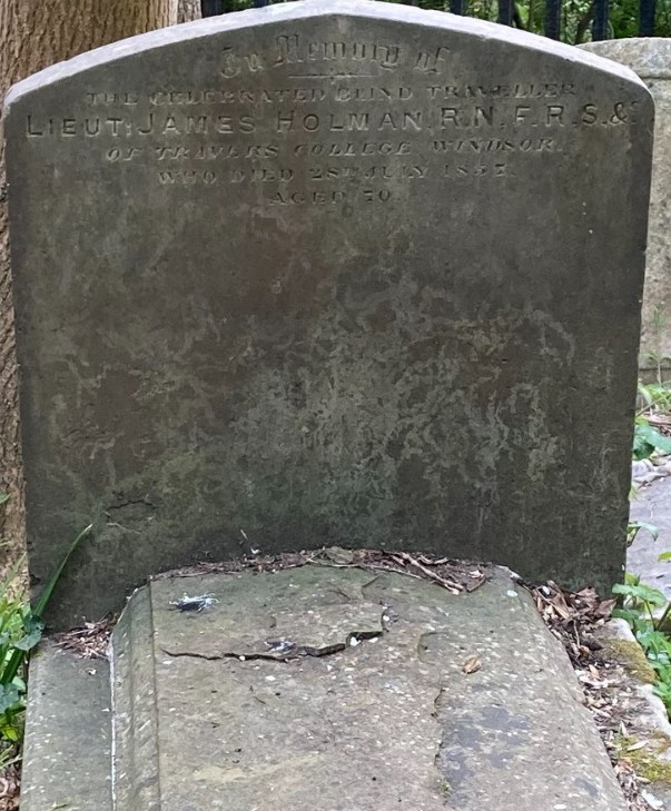 The Grave of James Holman