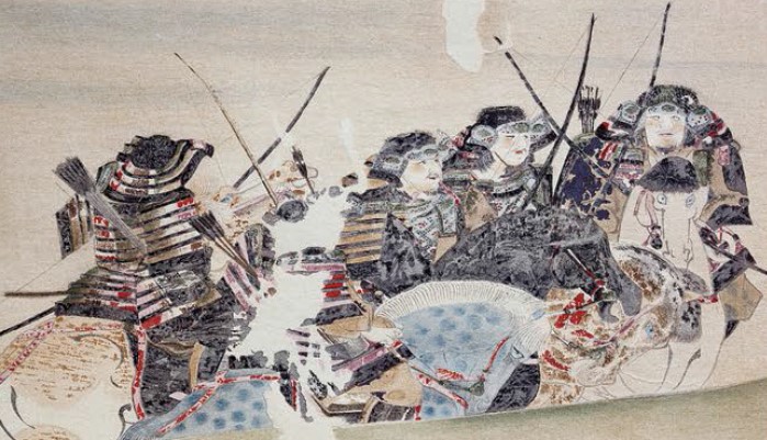 The Mounted Warriors: This is a 13th-century Japanese painting, attributed to Tosa Nagata, which portrays the Mongol horsemen as they looked at Liegnitz.