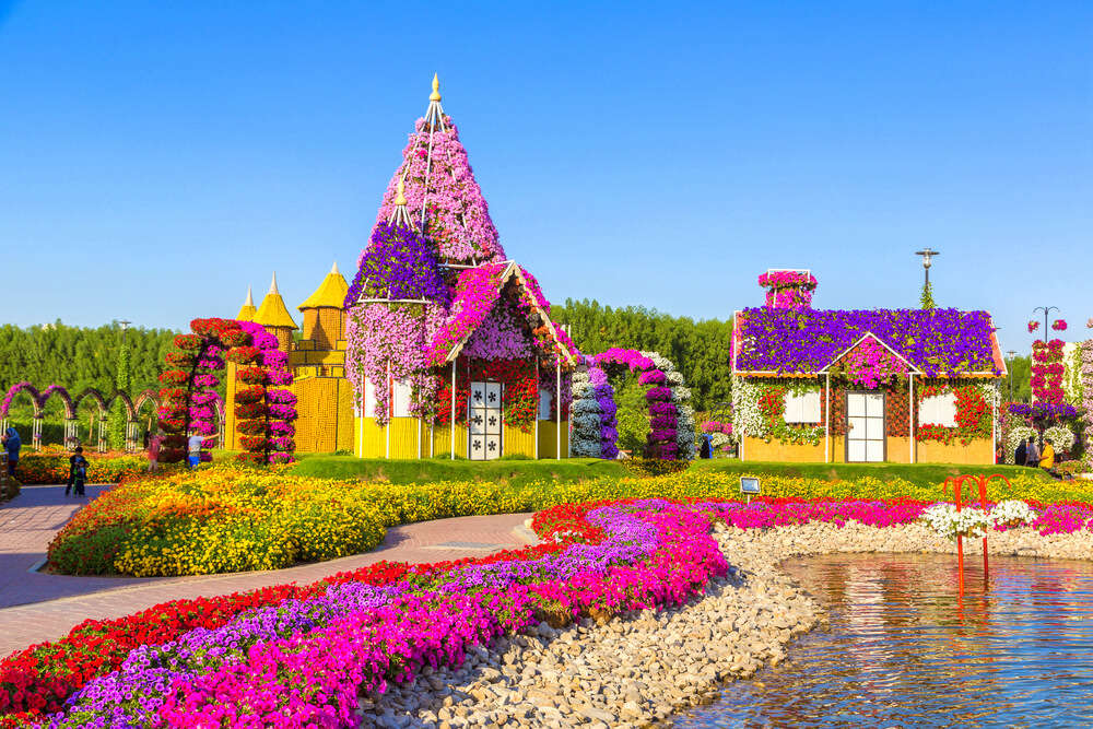 If you're seeking an explosion of floral colours, Dubai Miracle Garden should be your next stop.