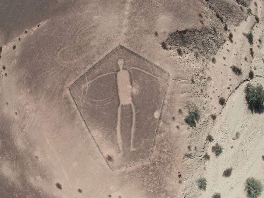 Human figure at Blythe Intaglios