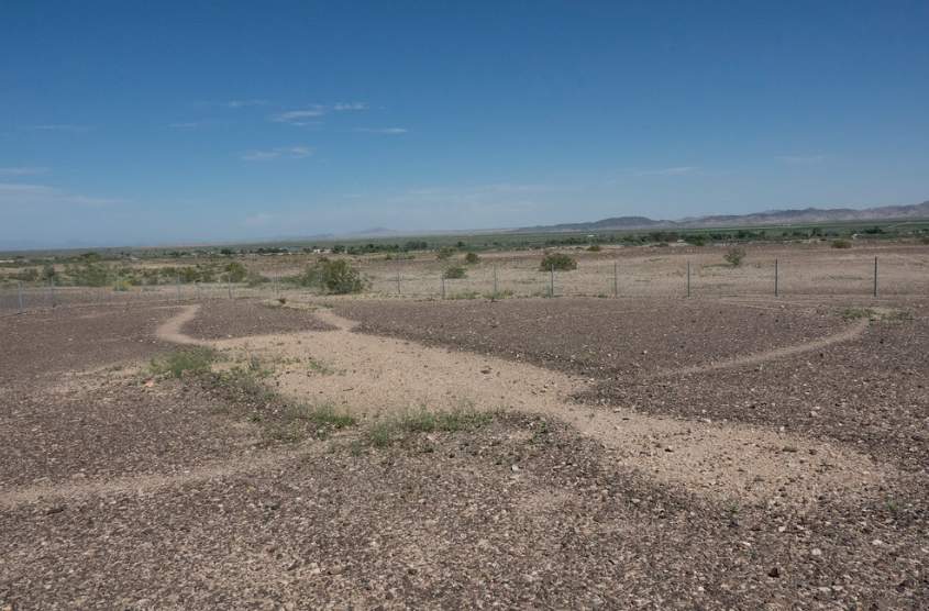 Just before it enters Mexico, it empties into the Sea of Cortez. Numerous enigmatic geoglyphs, or earth carvings, can be found along both sides of the Colorado River.