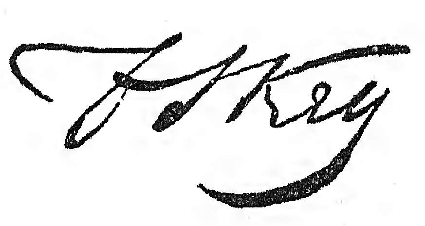 Signature of Francis Scott Key