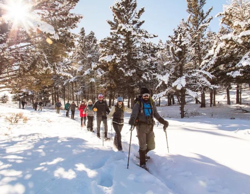 Being one of the most popular ski resorts in North America, you can put Breckenridge on your list of snowshoeing destinations.