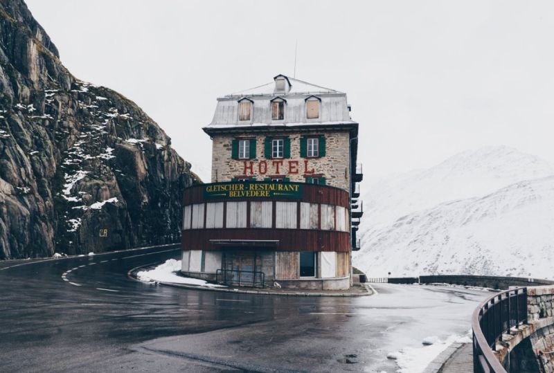 The fabled Swiss mountain route known as Furka Pass rose to fame with the release of the James Bond movie Goldfinger.  