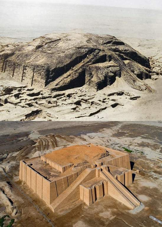 King Shulgi completed the construction of the ziggurat in the 21st century BC to gain the allegiance of cities.