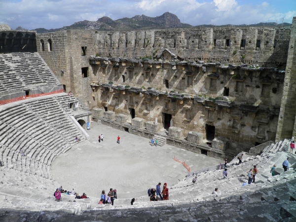 The Aspendos Theater is renowned for both its enormous size and superb acoustics.