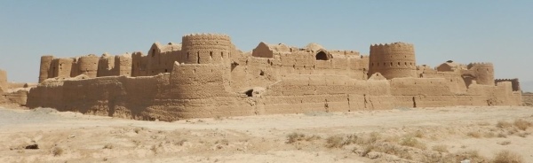 The impenetrable Saryazd castle was constructed with tall towers, nested concentric walls, and a 20-foot-wide moat.